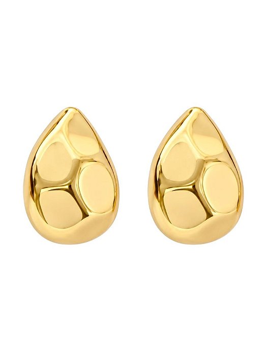Brinco Gota Martelado GOLD