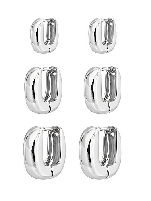 TRIO DE ARGOLA OVAL LISA RB