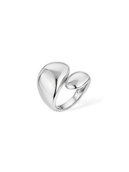 Anel Duo Gota Liso