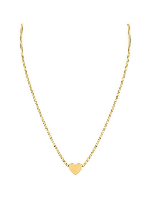 CHOKER CORAÇÃO LISO