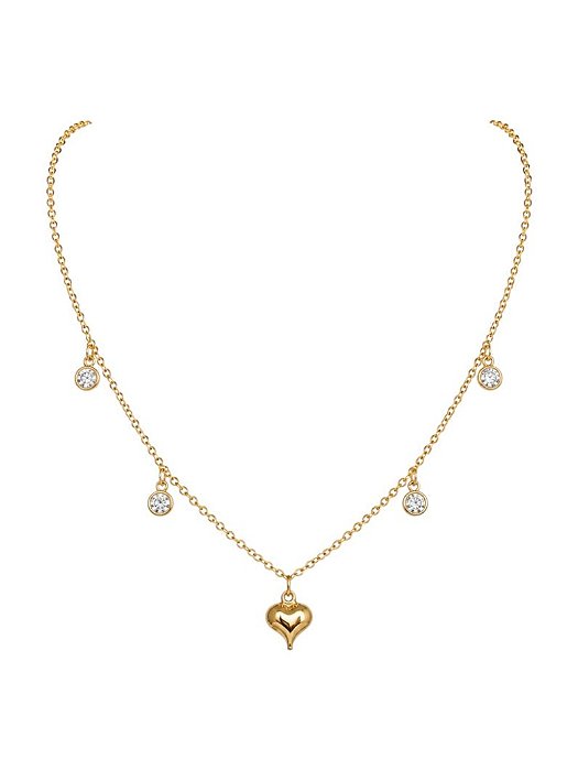 CHOKER CORAÇÃO COM CRISTAIS