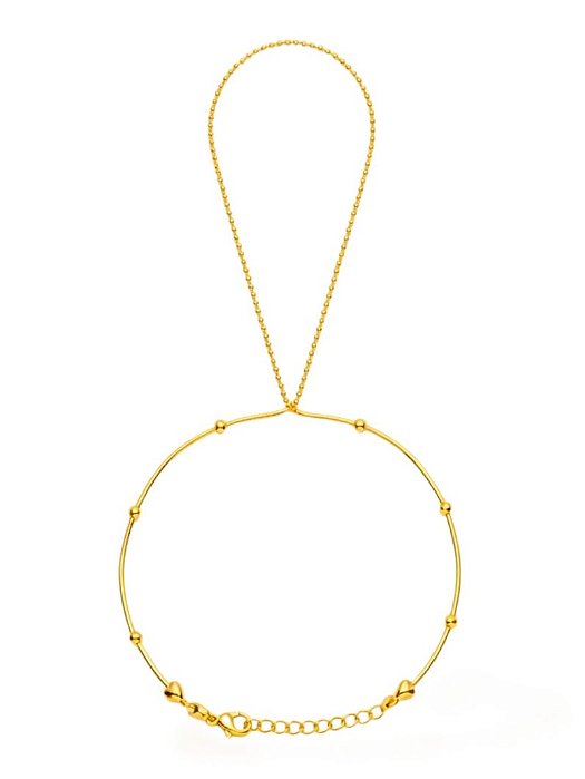 HAND CHAIN ESFERA LISA GOLD