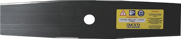 Lâmina 2 pontas 350mm Cor natural - Dayo (2mm)