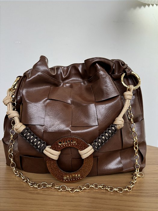 Bag Olivia Trecê - Marrom