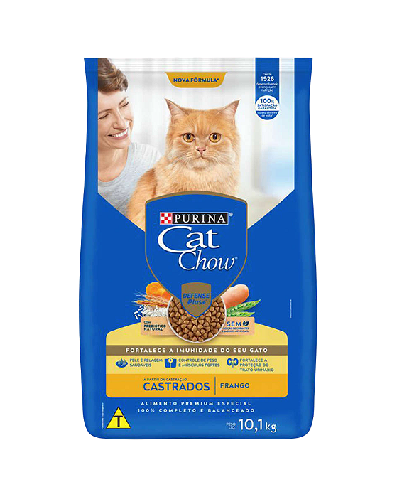 Cat Chow Gatos Castrados 10,1kg