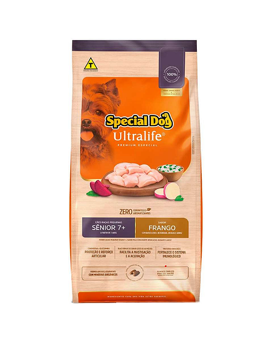 Ração Special Dog Ultralife Sênior para Cães Idosos Pequenas Raças 10kg