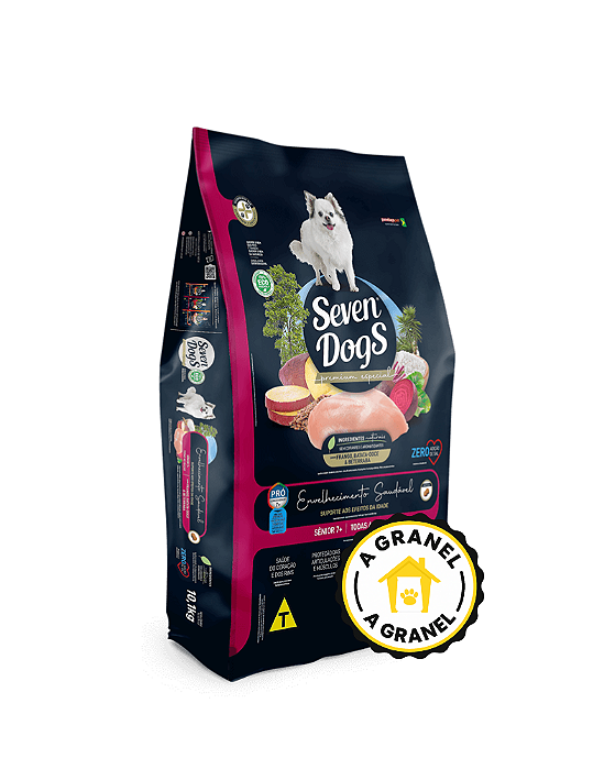 GRANEL Seven Dogs Sênior Frango, Batata Doce e Beterraba