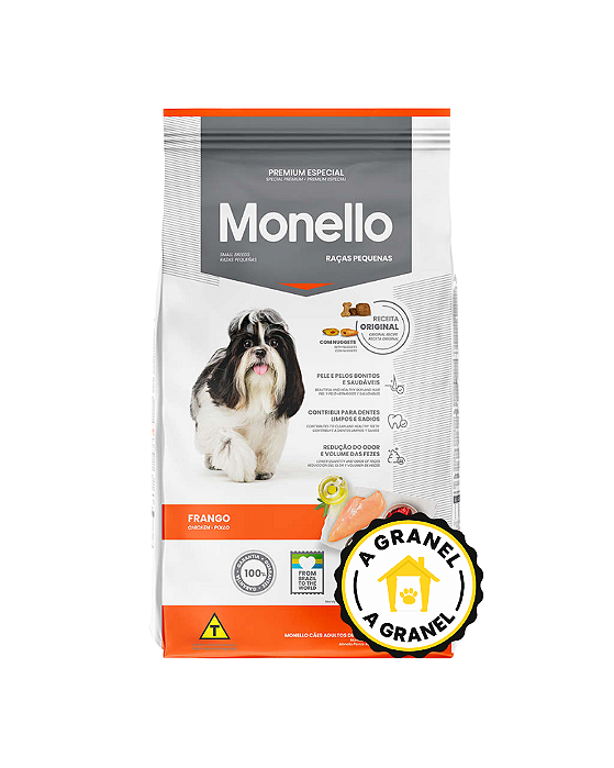 GRANEL Monello Premium Especial Cães Adultos Raças Pequenas Frango