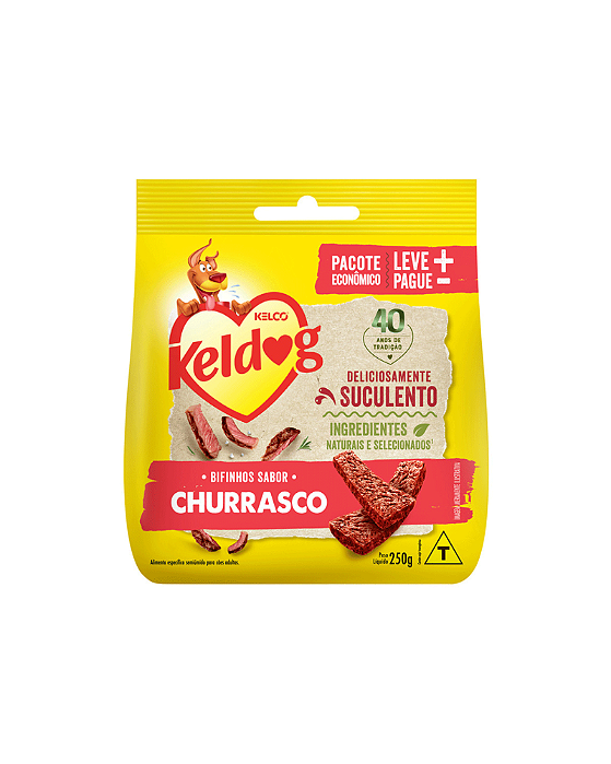 Petisco Keldog Bifinho Churrasco 250g