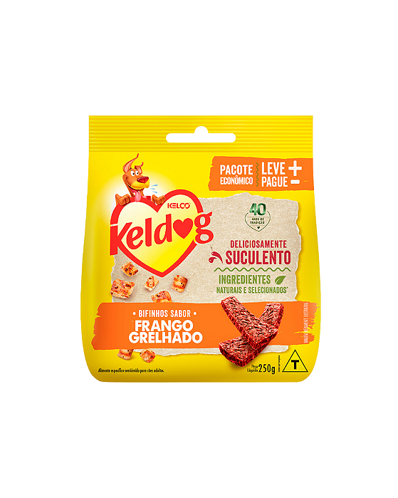 Petisco Keldog Bifinho Frango Grelhado 250g