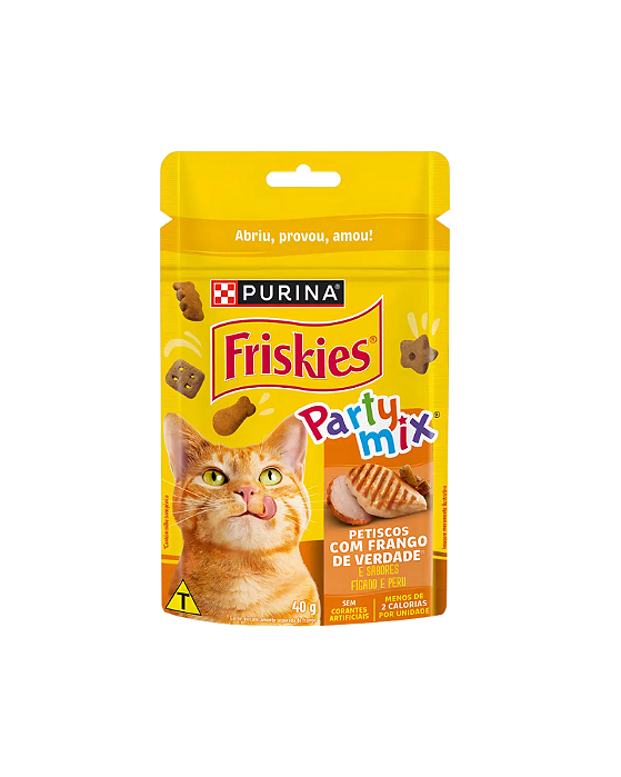 Petisco Friskies Party Mix Frango 40 g