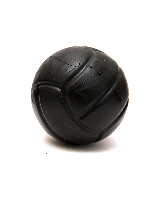 Brinquedo Pet Cachorro Bola Lisa Black Maciça Resistente 85m