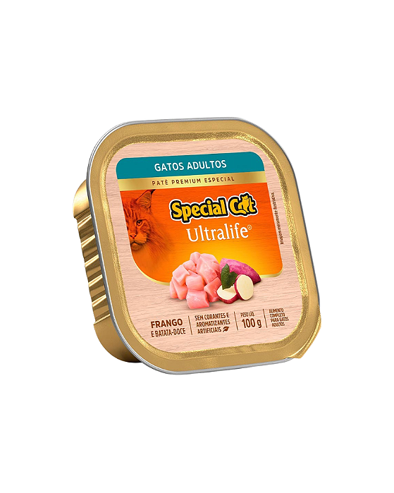 Ração Úmida Special Cat Patê Carne para Gatos Adultos 100g