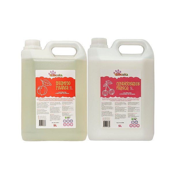 Kit Shampoo Pitanga 5L e Condicionador Pitanga 5L Tchuska