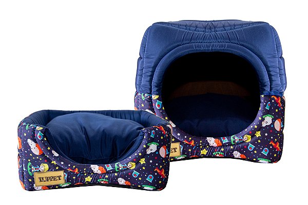 Cama Iglu e Toca Para Cachorro Luppet Luxo Pequeno Príncipe