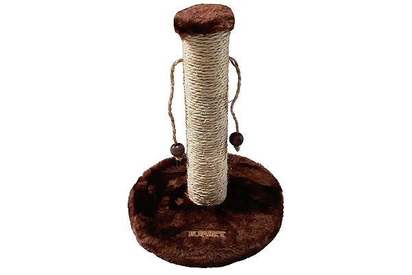 Brinquedo Arranhador Com Poste Para Gatos Marrom