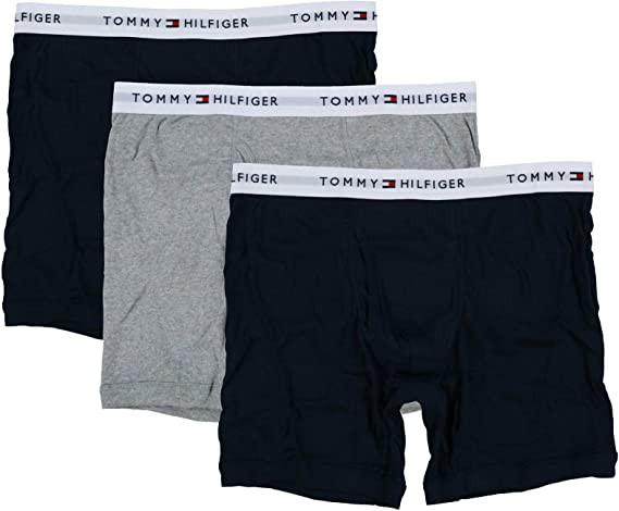 Conjunto com 3 cuecas box Tommy Hilfiger - Tamanho G