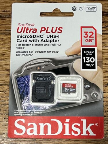 Micro SDHC UHS-I 32gb  speed up to 130mb/s