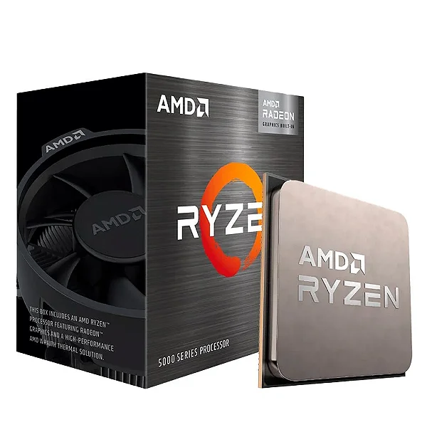 Processador AMD Ryzen 7 5700G, 3.8GHz (4.6GHz Turbo), 8-Cores 16-Threads, Cooler Wraith Stealth, AM4, Com vídeo integrado, 100-100000263BOX