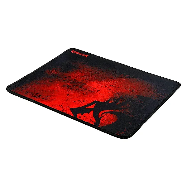 Mousepad Redragon Pisces, Speed, Borda Costurada, Médio, 33X26Cm, Preto E Vermelho - P016
