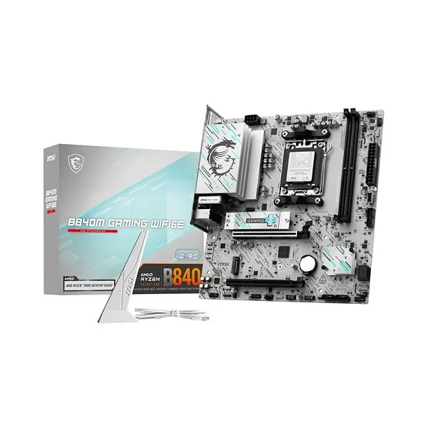Placa Mãe Msi B840m Gaming Wifi6e Am5 2xDDR5 Amd B840 Matx