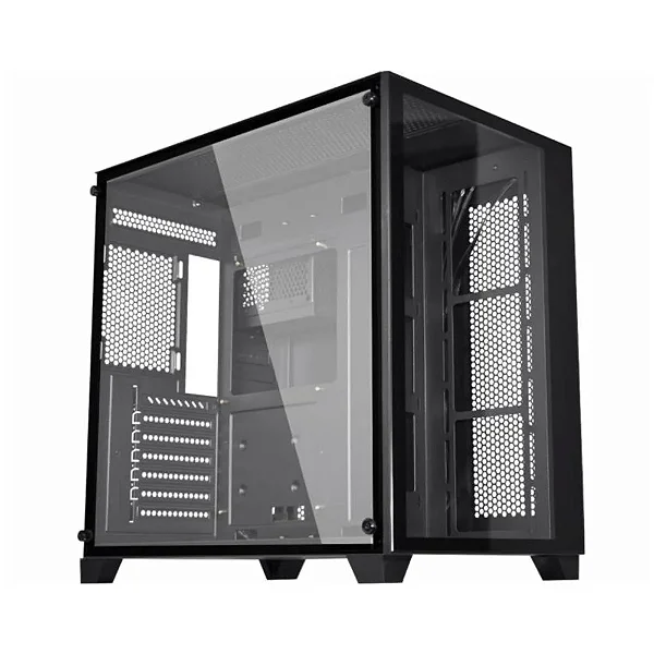 Gabinete Gamer K-mex Space Atx P2r4, Lateral E Frontal, Em Vidro Temperado,USB 3.0,ATX,Preto