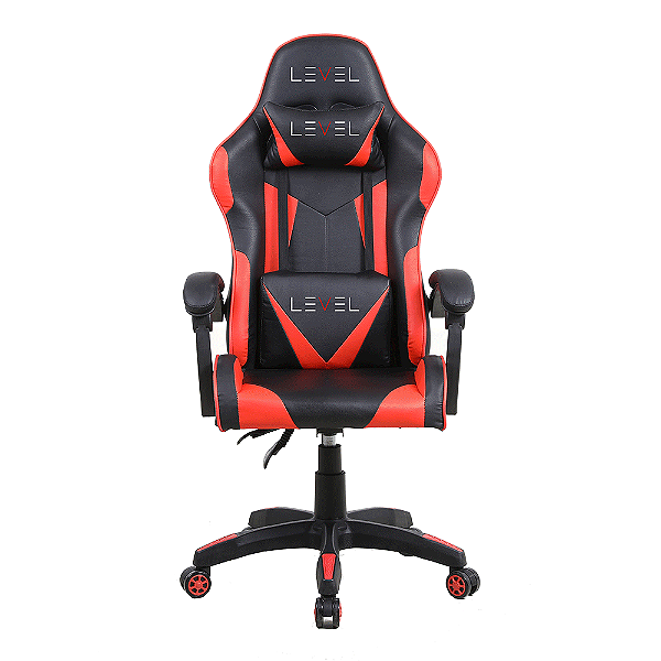 Cadeira Gamer Level LV-C01DN Preto/Vermelho