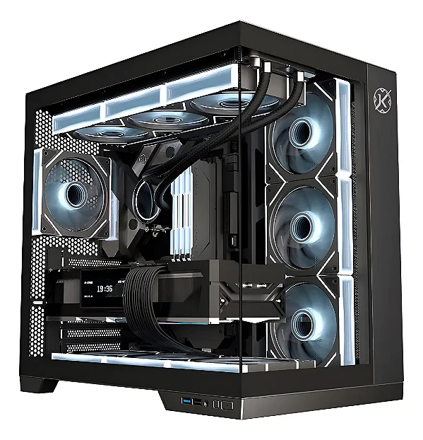 GABINETE KALKAN ASGARD PRETO SEM FAN KLK00040