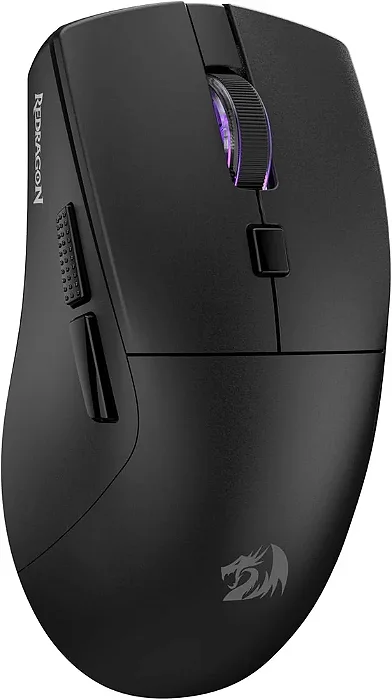 Mouse Gamer Redragon Azzmach Lite Tri-mode Ultra-leve Preto M618-lit