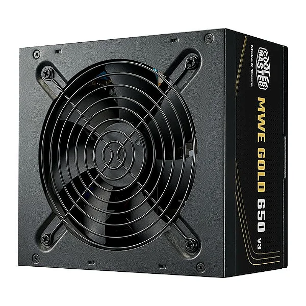 Fonte CoolerMaster 650W ATX 3.1 80PLUS GOLD PFC Ativo