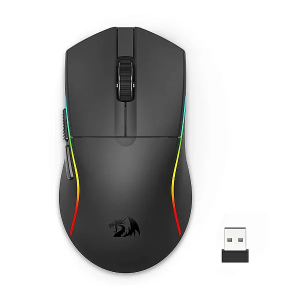 Mouse Gamer Redragon Deicide Standard RGB Preto
