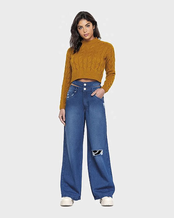 ENFIM CALÇA WIDE LEG