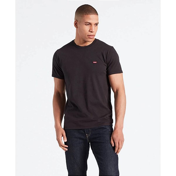 LEVIS CAMISETA ORIGINAL HM PRETA MANGA CURTA