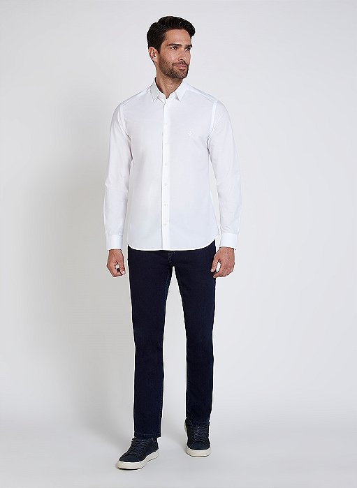DUDALINA CAMISA TRICOLINE LISA MASCULINA