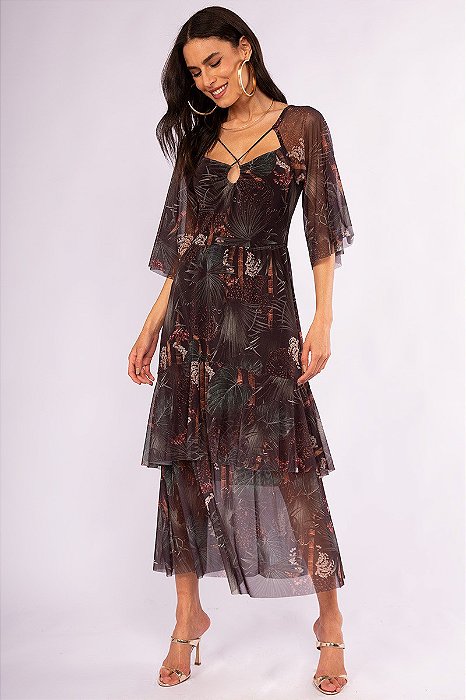DOCE TRAMA VESTIDO TROPICAL