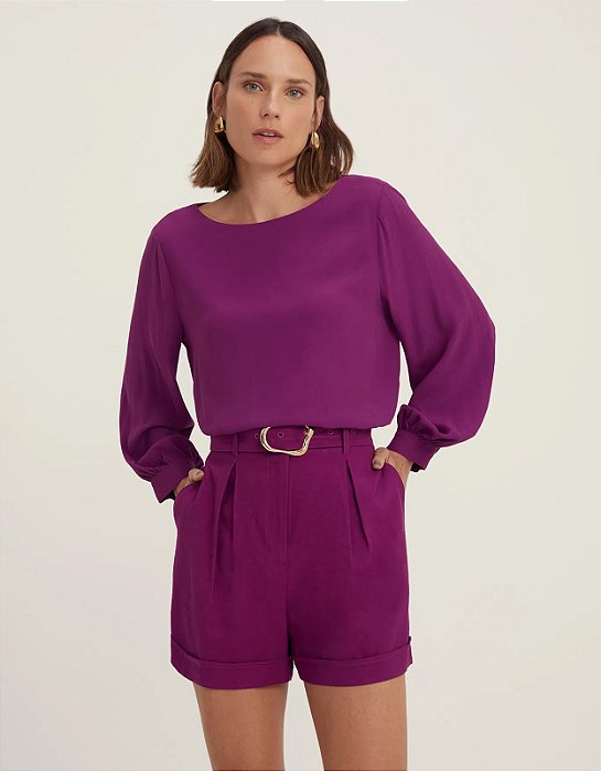 SHOULDER BLUSA MANGA AMPLA