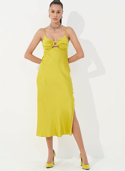 COLCCI VESTIDO VERDE BRAVA