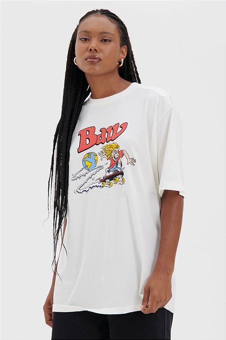 BAW CAMISETA REGULAR COMIC SKATER OFF