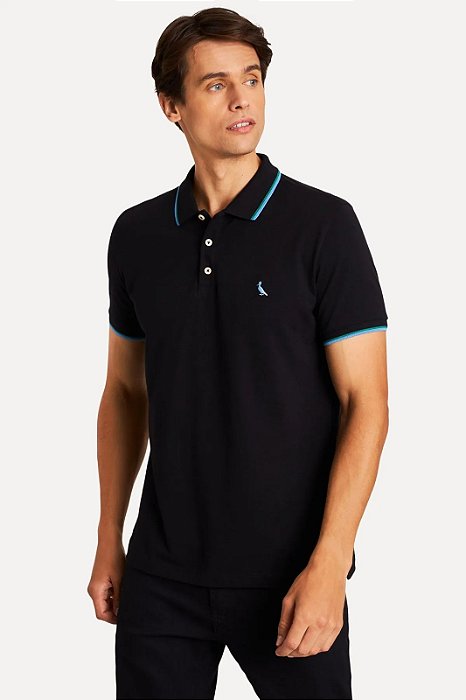RESERVA POLO FRISO DUPLO PRETO
