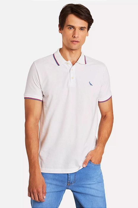 RESERVA POLO FRISO DUPLO - OFFWHITE