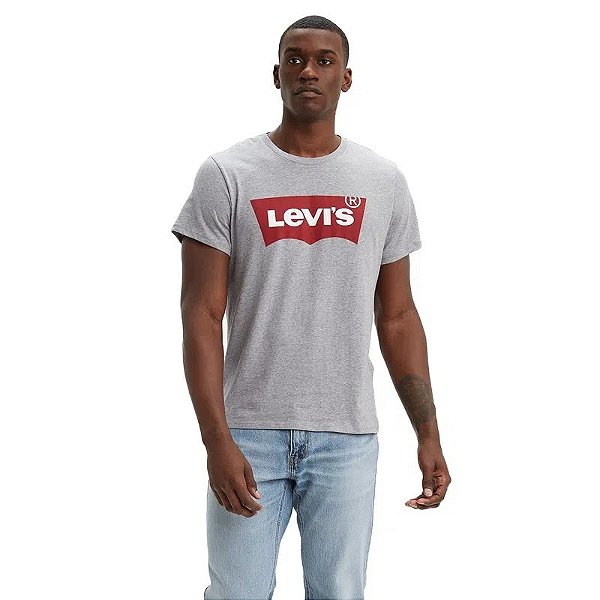 LEVIS CAMISETA GRAPHIC SET-IN NECK CINZA