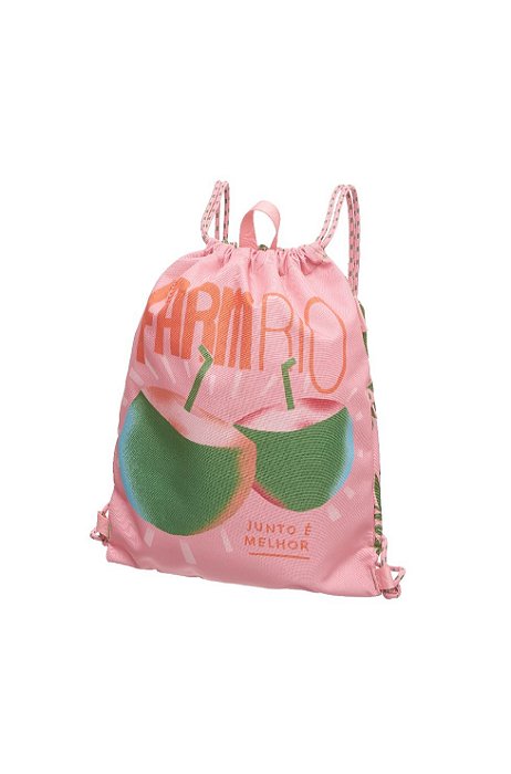 FARM BOLSA PRAIANA FARM FLORAL DE RENDA
