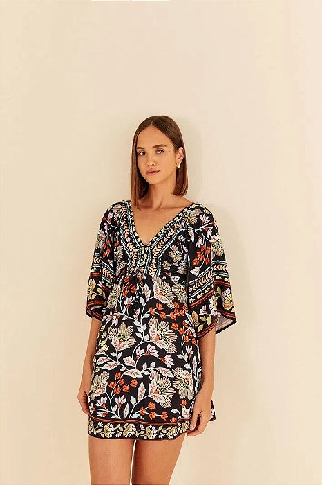 FARM VESTIDO EM FLOR