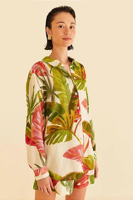 FARM CAMISA FLORESTA DE COR