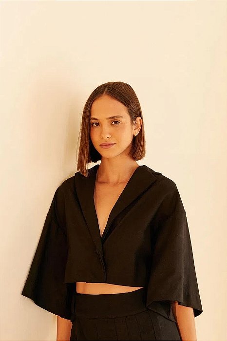 FARM COLETE KIMONO PRETO