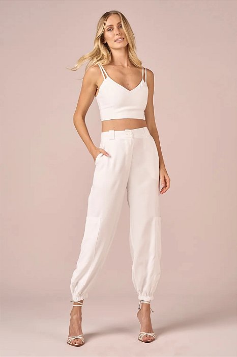 MY PLACE CALÇA BOLSOS GIGANTES