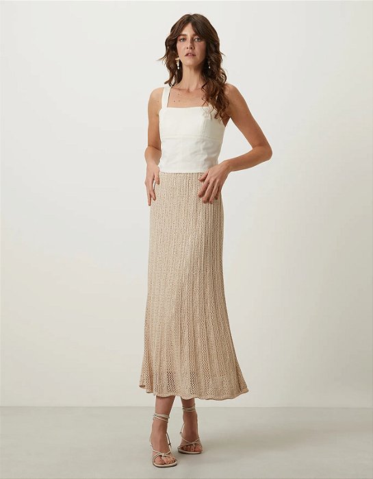 SHOULDER SAIA  TRICOT TEXTURA LUREX