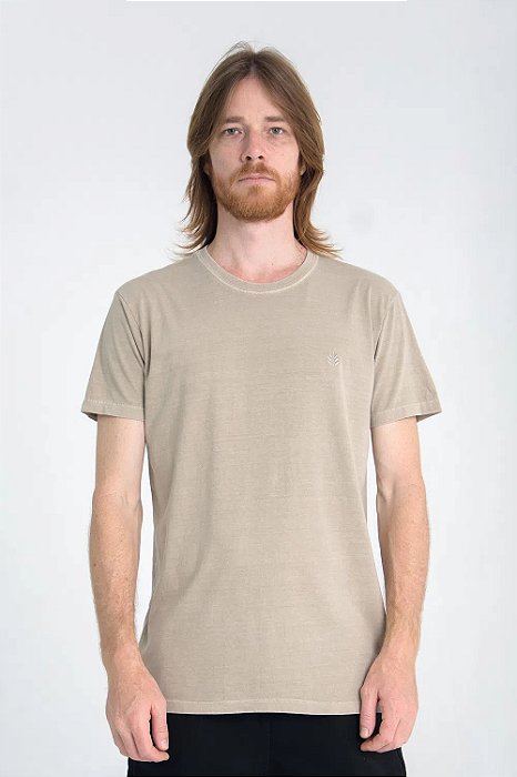 FLOREST CAMISETA BASIC STONE CAQUI