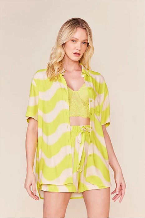 MYPLACE CAMISA ALONGADA ESTAMPADA - EST OFF SHORE