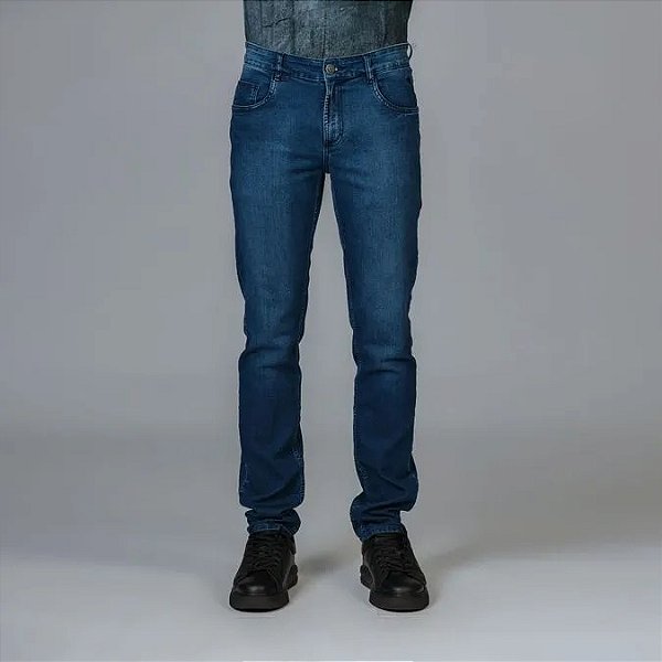 DOCTHOS CALÇA SLIM JEANS ESCURO